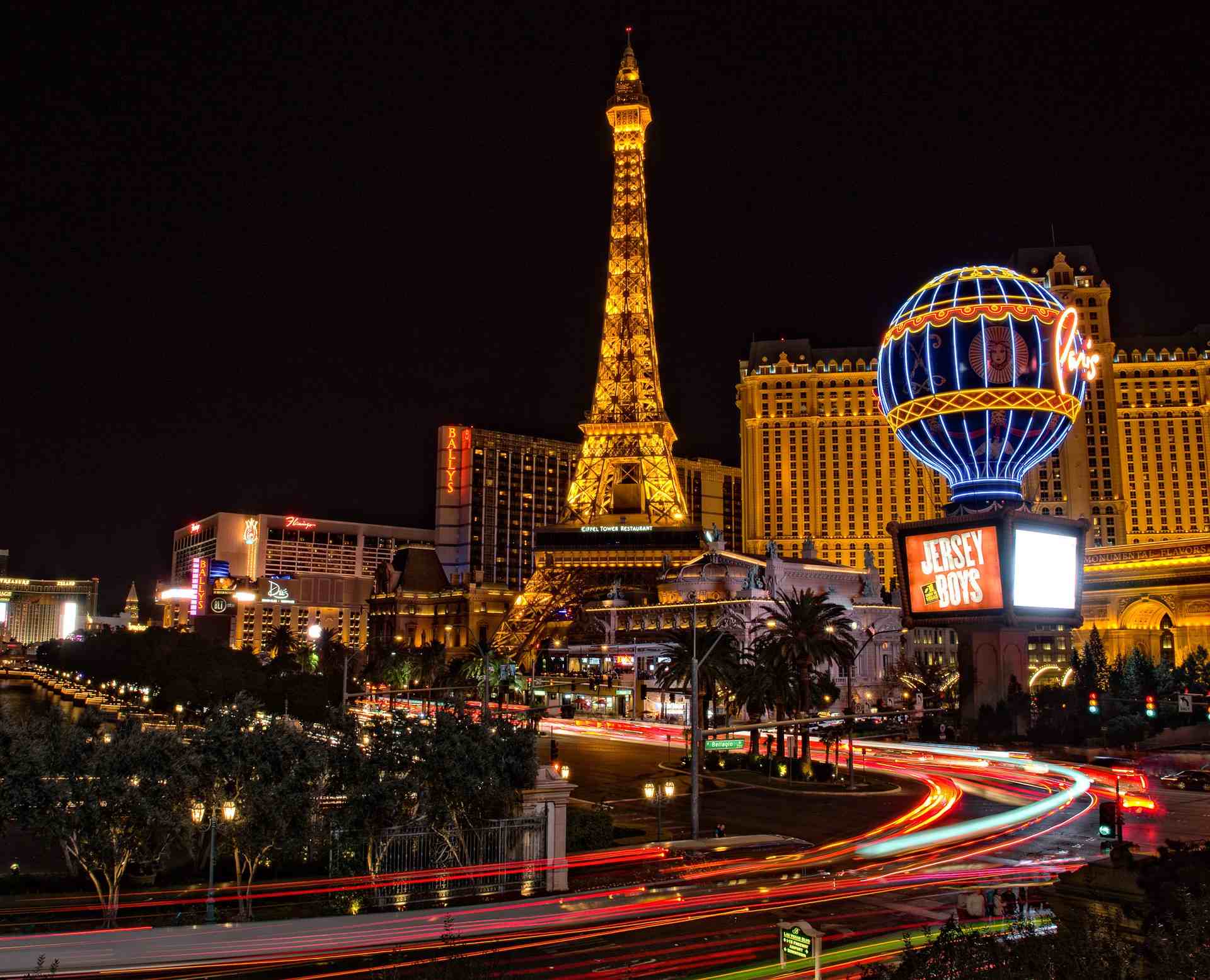 Ein Bild von Las Vegas bei Nacht